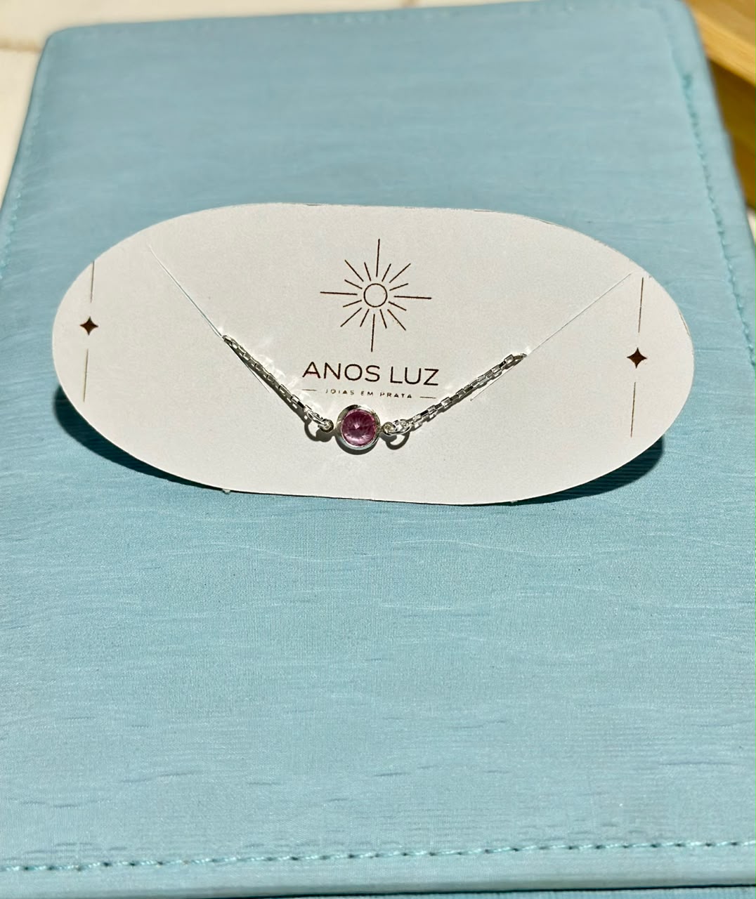 Pulseira Pedra Rosa